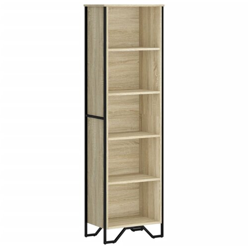 Maison Chic Knjižna omara - Knjižni regal sonoma hrast 50x31x169 cm inženirski les, (21725498) Slike