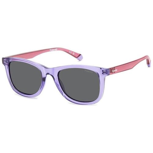 Polaroid Junior PLD8060/S 789/M9 Polarized ONE SIZE (46) Vijolična/Siva Slike