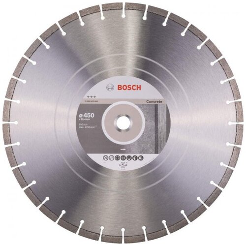 Bosch Dijamantska rezna ploča za beton Best for Concrete 450 x 25,40 x 3,6 x 12 mm Cene
