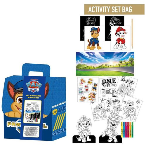 Paw Patrol Mochila set coloreable Patrulla Canina Slike