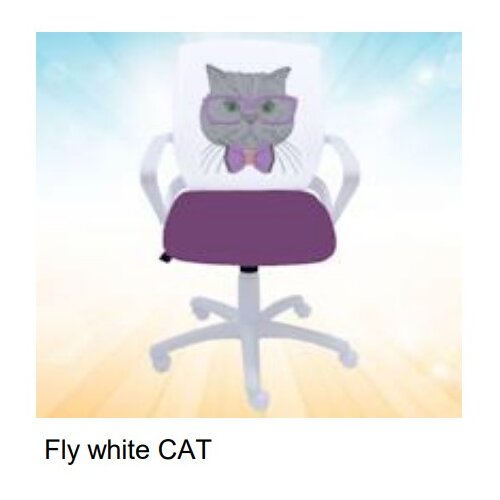  Dečija Stolica Fly White Cat Cene