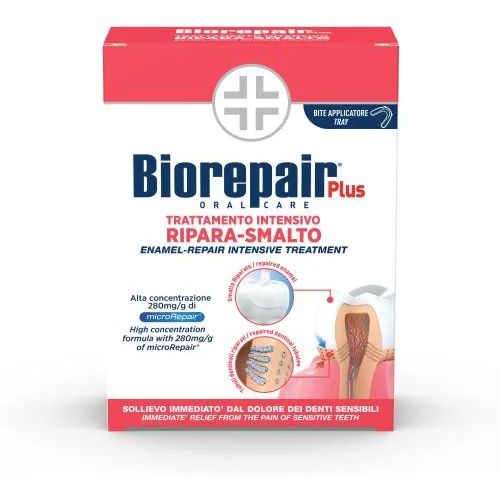 Biorepair Plus Enamel-Repair Intensive Treatment intenzivna nega za obnovo in krepitev zobne sklenine 50 ml