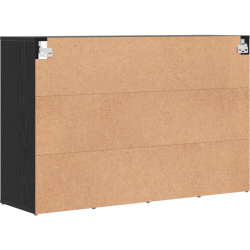 vidaXL ormar za cipele crni hrast 52.5 x 30 x 50 cm konstruirano drvo Cijene