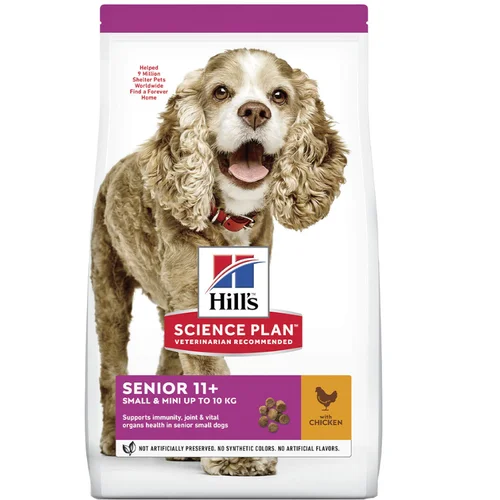 Hill’s Science Plan Senior 11+ Small & Mini s piletinom - 2 x 1,5 kg