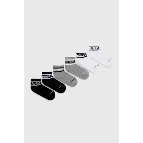 Converse Dječje čarape 6-pack boja: siva