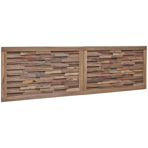  Uzglavlje Zidne Prirodna 180 cm Čvrsto teak drvo Slike