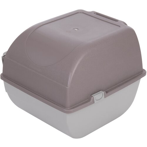 Omega Paw Roll&amp;#039;n Clean samočistilno mačje strani&amp;scaron;če - taupe / siva Slike