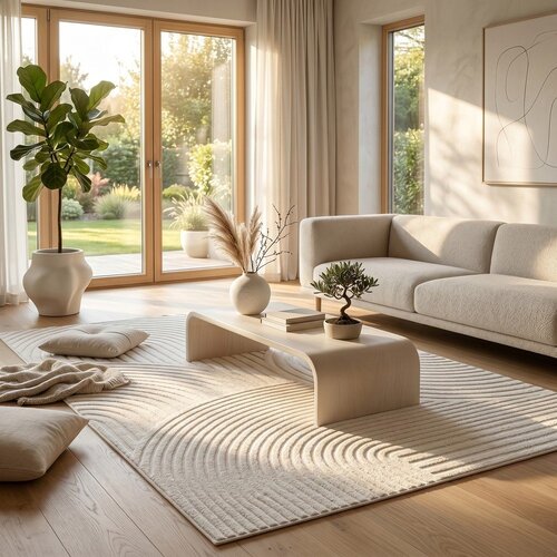 ESTE Kremno bela preproga 120x170 cm Whirl &amp;ndash; Slike