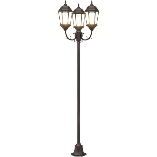  Vrtno svjetlo Bronzana 57 x 49 x 241 cm Aluminij i staklo Slike