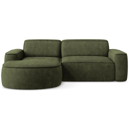 Makamii Zelena kutna garnitura od šenila (s lijevim kutom/s ležaljkom) Omao – Cijene