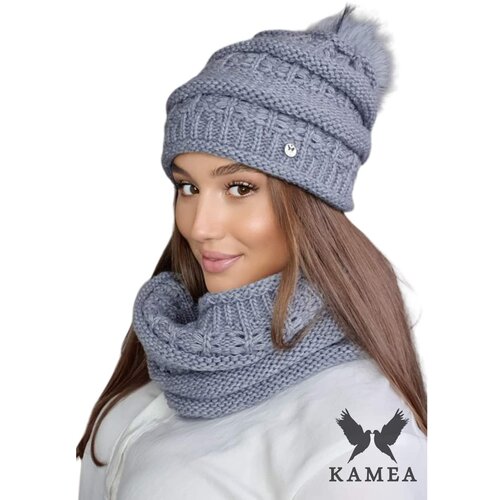 Kamea Woman's Set Hat&Chimney K.22.206.06 Cene