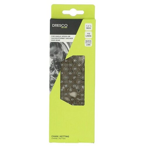 Dresco Lanac za bicikl City 1/2 x 1/8 (Broj članaka: 112 Kom., Prikladno za: Bicikle) Cijene