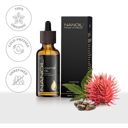 Nanoil Castor Oil ricinusovo ulje za lice, tijelo i kosu 50 ml Slike