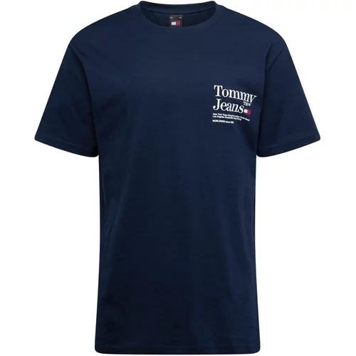 Tommy Jeans Majica mornarsko plava / crvena / bijela