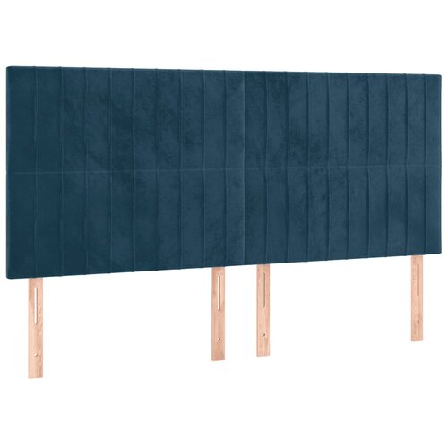  Krevet box spring s madracem LED tamnoplavi 180x200 cm bar&amp;scaron;un Slike