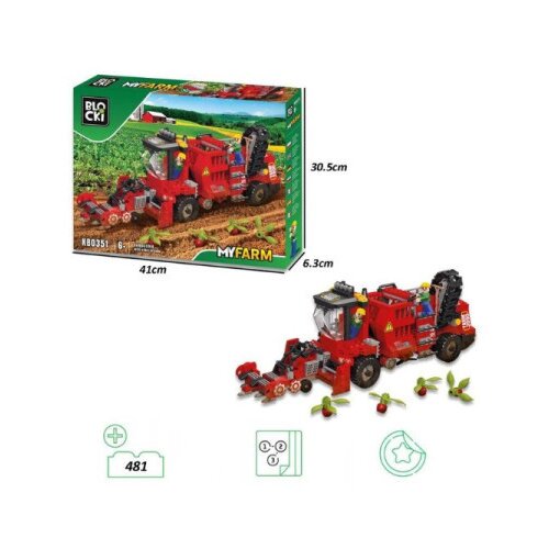 Kocke blocki kombajn za vadjenje repe 481pcs ( 76/0351 ) Slike