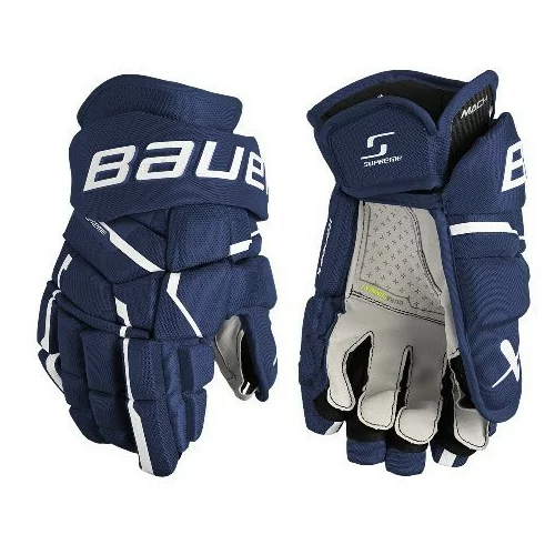 Bauer Hokejske rokavice Supreme Mach - Senior, mornarsko modre, vel: 14.0, (20692276)