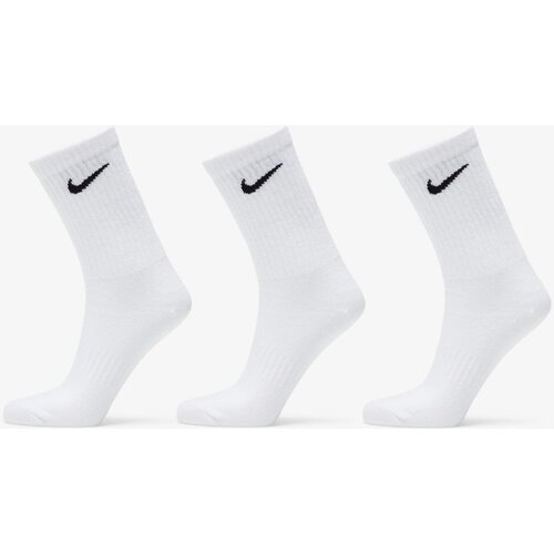 Nike Everyday Lightweight Crew Socks 3-Pack White/ Black Slike