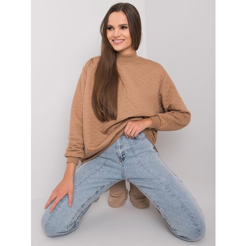 BASIC Feel Good Sweatshirt-RV-BL-7447.29-camel Cene