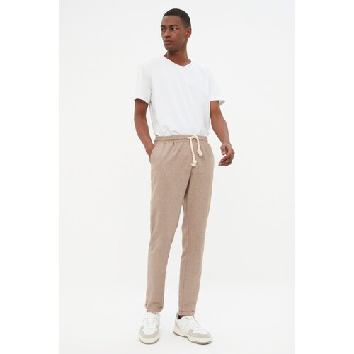 Trendyol Pants - Brown - Straight Slike