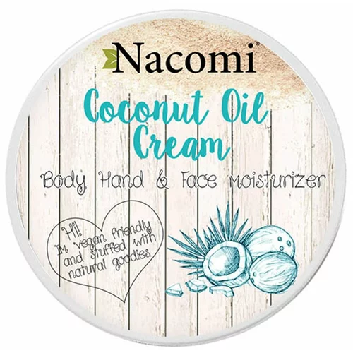 Nacomi Coconut Oil vlažilna krema za obraz, roke in telo 100 ml