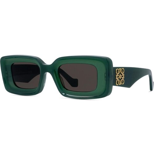 Loewe Anagram Green Geometric Sunglasses ONE SIZE (46) Zelena/Rjava Slike