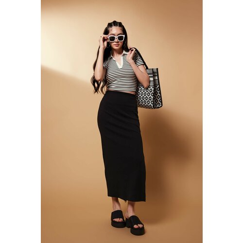 Defacto Fitted Ribbed Camisole Maxi Skirt Cene