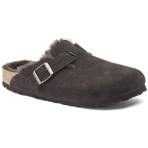 Birkenstock Sandali &amp;amp; Odprti čevlji Boston vl shearling mocca Kostanjeva Slike