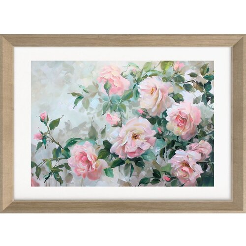 Styler Tiskana slika s okvirom 75x56 cm Blooming Roses – Cene