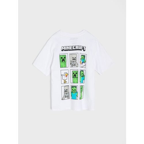 Sinsay Pamučna majica s printom na leđima Minecraft Cijene