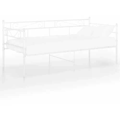  za krevet na razvlačenje bijeli metalni 90 x 200 cm
