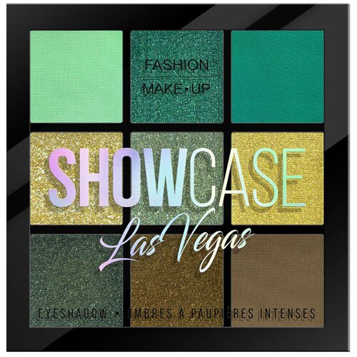 Fashion Make Up Palete ličil za oči Lidschattenpalette Showcase - 04 Las Vegas Zelena Cene