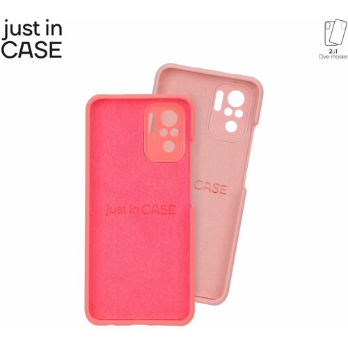Just In Case 2u1 extra case mix plus paket pink za redmi note 10s Slike