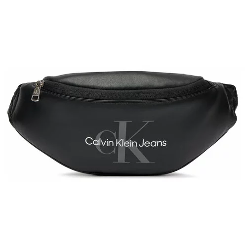 Calvin Klein Jeans torba za okoli pasu Monogram Soft K50K512446 Črna