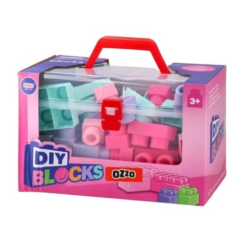 Ozzo DIY blocks, kocke u kutiji, 40K, roze Cene