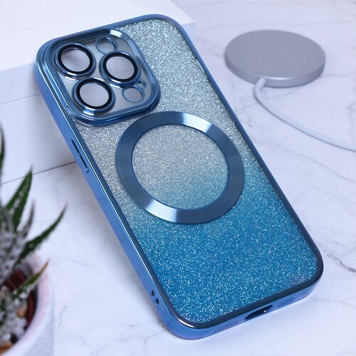  Maska shine magsafe za iphone 14 pro 6.1 plava Slike
