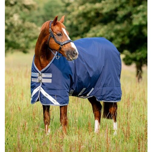 Horseware Ireland Pregrinjalo Rhino Turnout 100 g, Navy/Titanium Gray & Classic Blue - 155 cm Cene