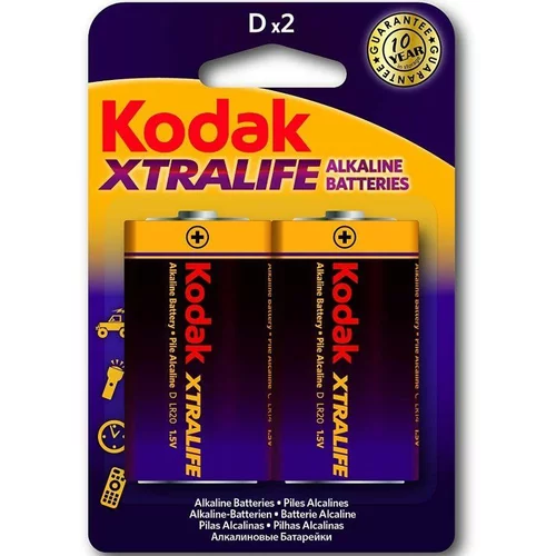 Kodak Xtralife pila alkalina d lr20 pretisni omot 2, (21100152)
