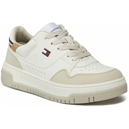 Tommy Hilfiger Superge Low Cut Lace-Up Sneaker T3X9-33366-1269 M Beige/Off White A36