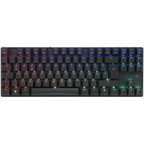 Cherry MX 8.2 TKL Wireless RGB keyboard Gaming RF Wireless + Bluetooth QWERTZ German Black (G80-3882LXADE-2) Cene