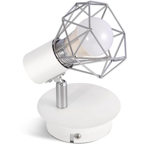 Nettlife Stropna svetilka 1 plamen Retro bela E14 Kovinska stropna svetilka, (22116994) Cene