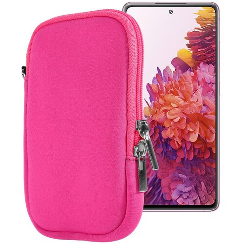  universal neopren mobilni telefon, ki je združljiv z mobilnimi telefoni do 4,5'' (zoll) v roza - za&scaron;čitni neoprenski ohi&scaron;je z zapestnim pasom, (20590521) Cene