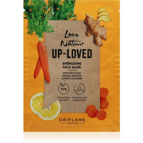 Oriflame Love Nature Up-Loved Upcycled Lemon & Organic Carrot & Ginger obnovitvena maska 10 ml Cene