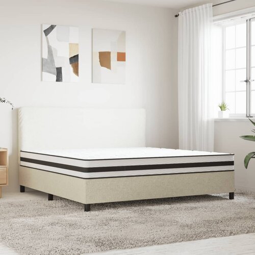 vidaXL Vzmetnica z bonnell vzmetenjem srednje trda 200x200 cm dvojna Cene