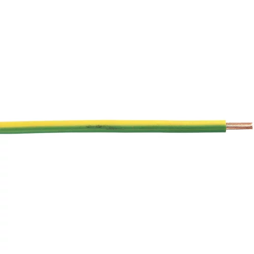  električni kabel (H07V-U, 10 m, Zeleno-žute boje)