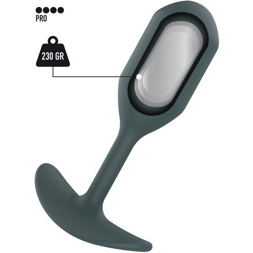 Toyjoy Buttocks The Champ Weighted Plug Grey Slike