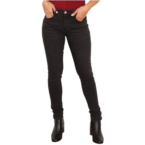 La Modeuse Kavbojke slim 76265_P180638 Črna Slike