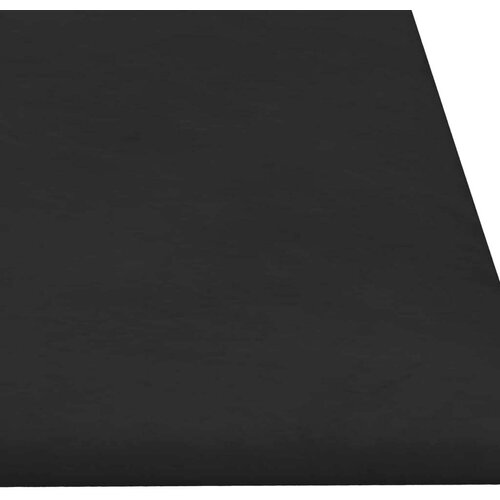  Zidna uzglavlja 12 pcs Crna 90 x 30 cm Bar&amp;scaron;un - Crna 90 x 30 cm Pravokutno Slike