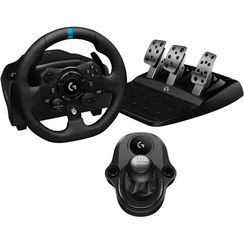 Logitech G923 dirkalni volan s pedali in menjalnikom Driving Force črne barve za Xbox & PC Cene