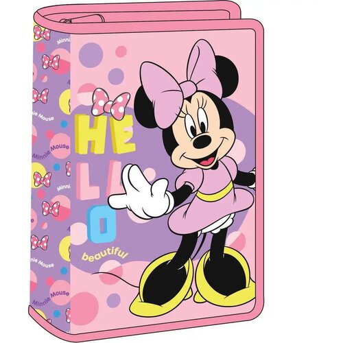 Luna minnie mouse, na rasklapanje, 1-katni napunjen pernica Cene